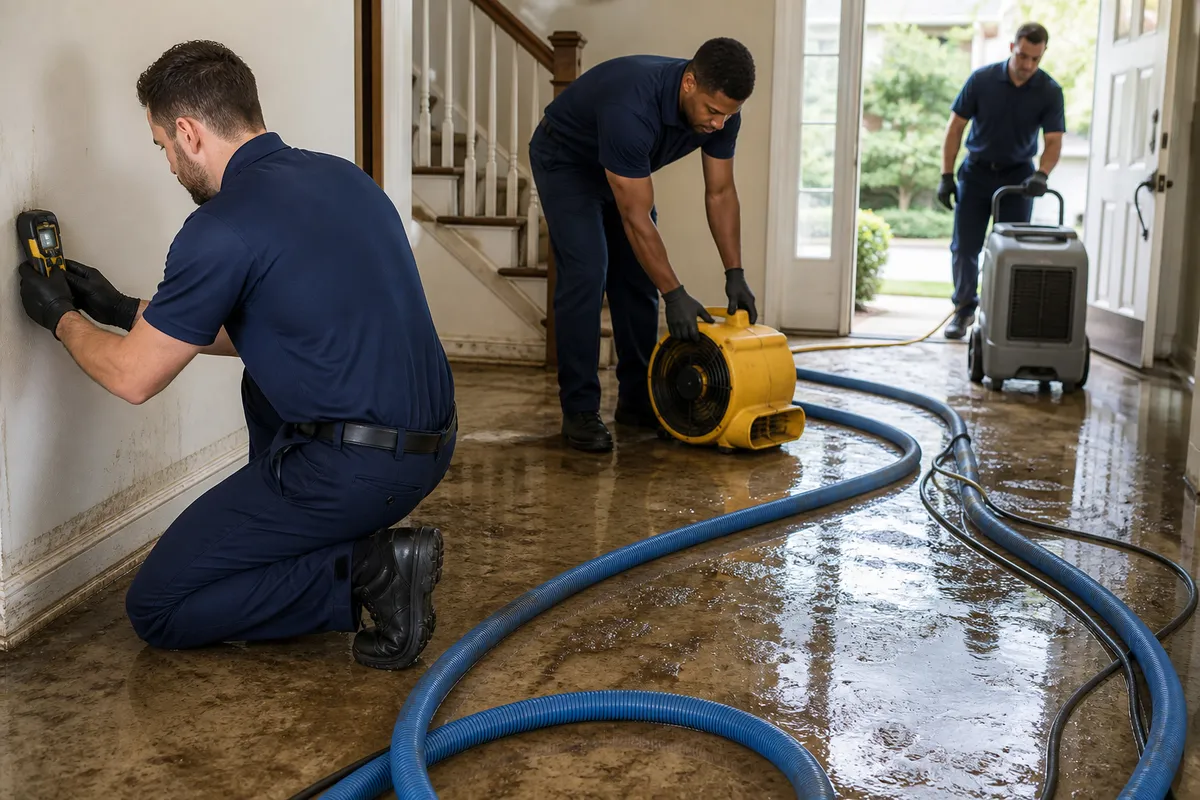 DryMark Restoration Kent crew at work in Kent, WA